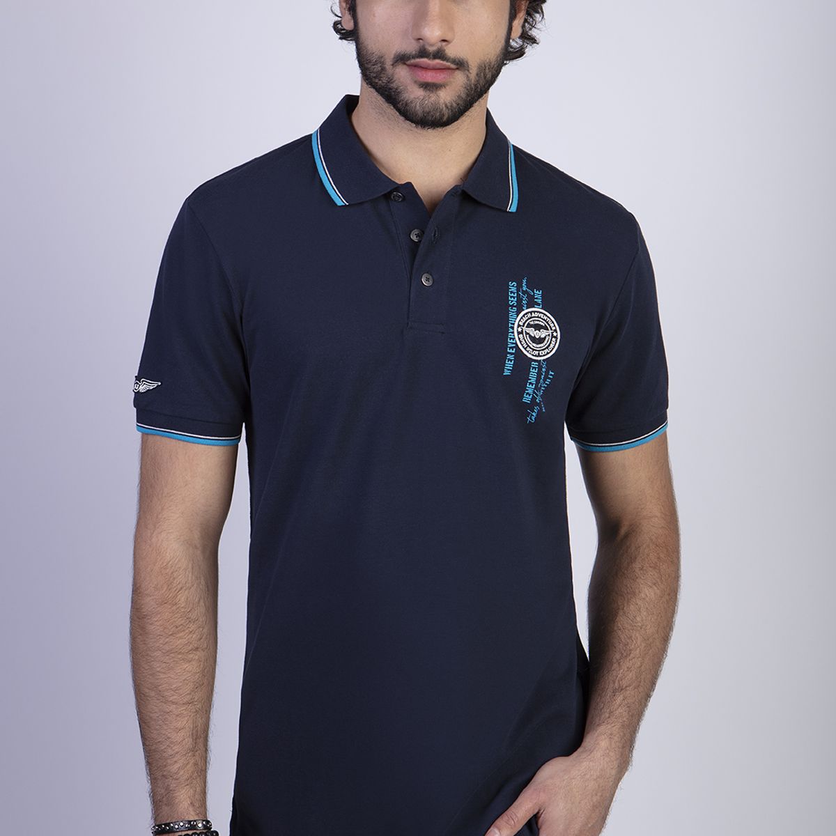 FEROUCH - Polera Cincinnati Azul Ferouch