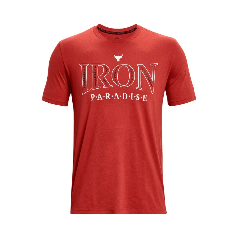 UNDER ARMOUR - Polera manga corta Prjct Rock hombre Rojo UNDER ARMOUR