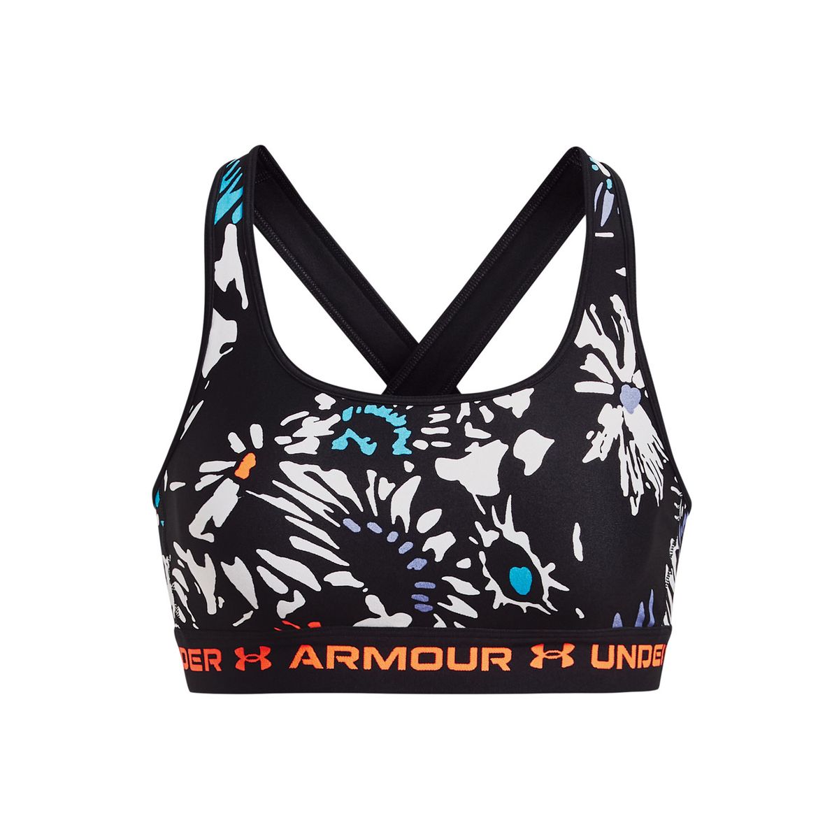 UNDER ARMOUR - Peto Deportivo Crossback Mid Print Negro Mujer UNDER ARMOUR