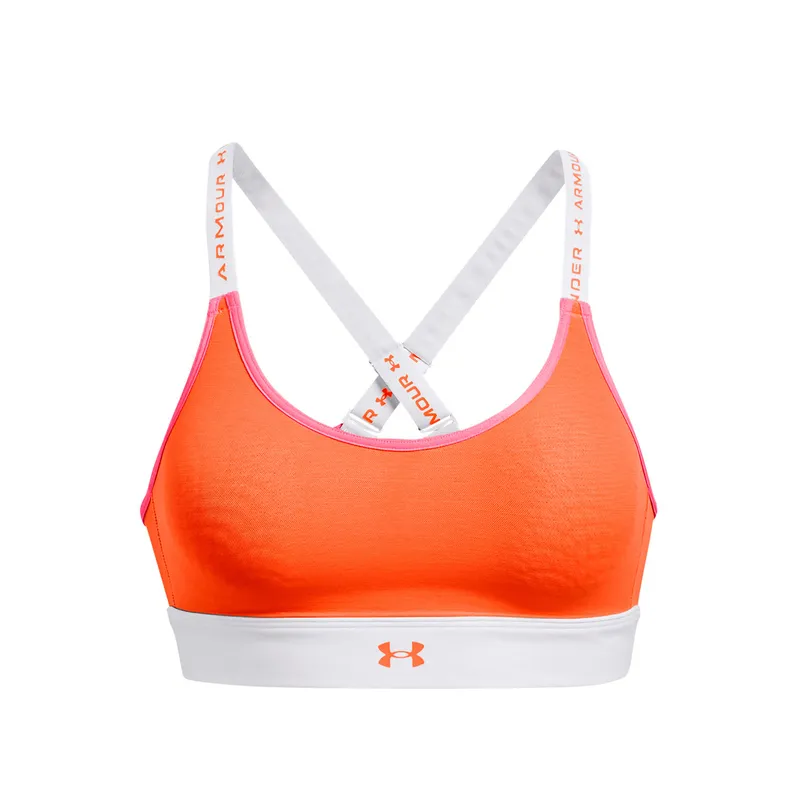 UNDER ARMOUR - Sostén Infinity Mid Run mujer Blanco UNDER ARMOUR