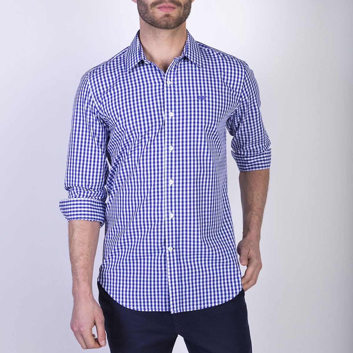 NEW MAN - Camisa Luton Azul New Man