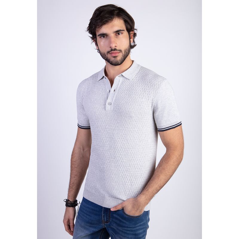 FEROUCH - Polera Lincoln Gris Ferouch