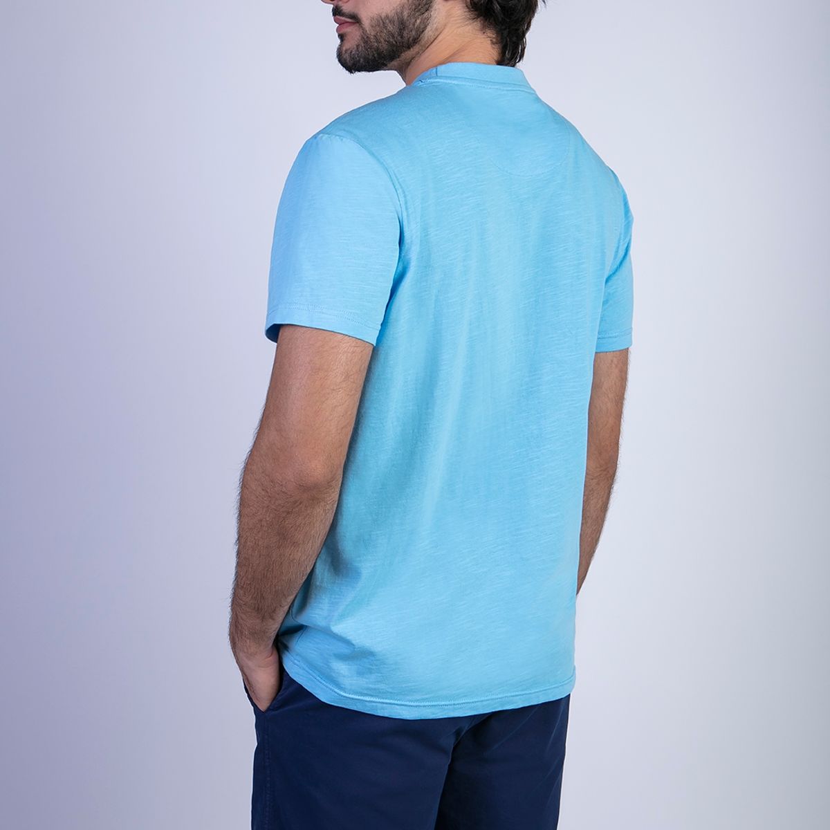 FEROUCH - Polera Dallas Celeste Ferouch