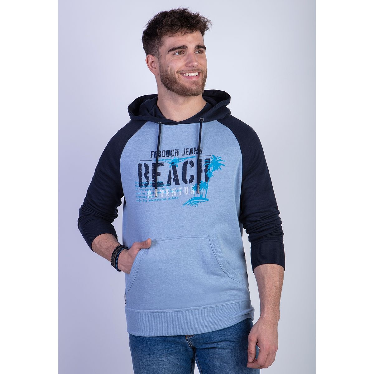 FEROUCH - Polerón Trenton Azul Ferouch