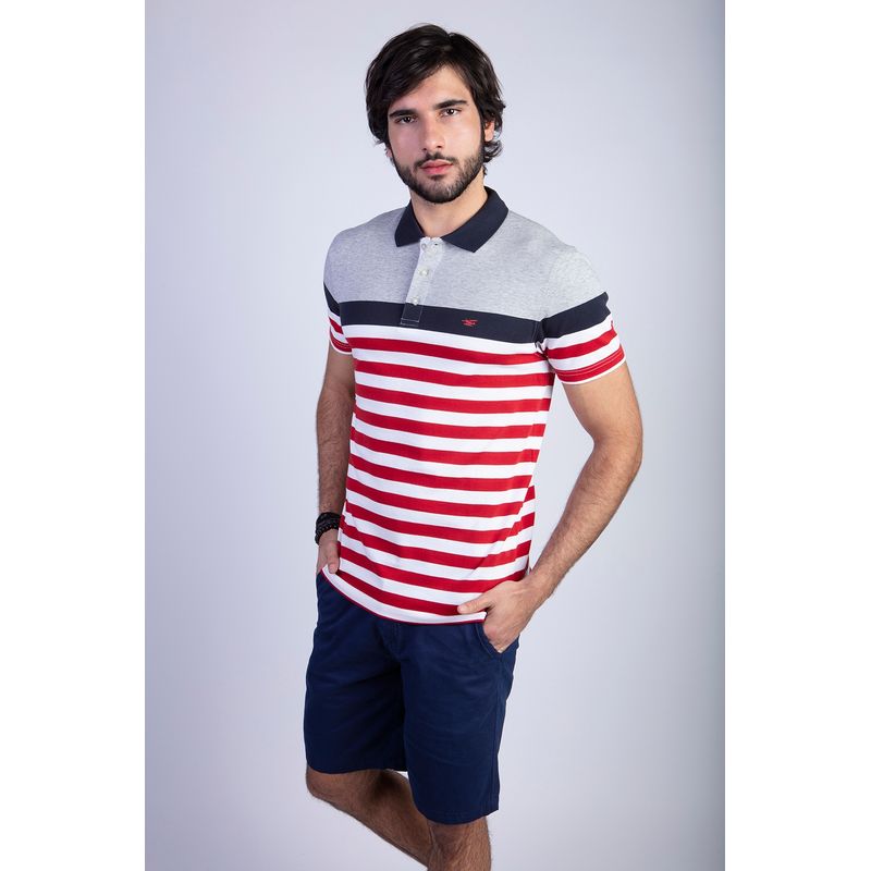 FEROUCH - Polera Blane Rojo Ferouch