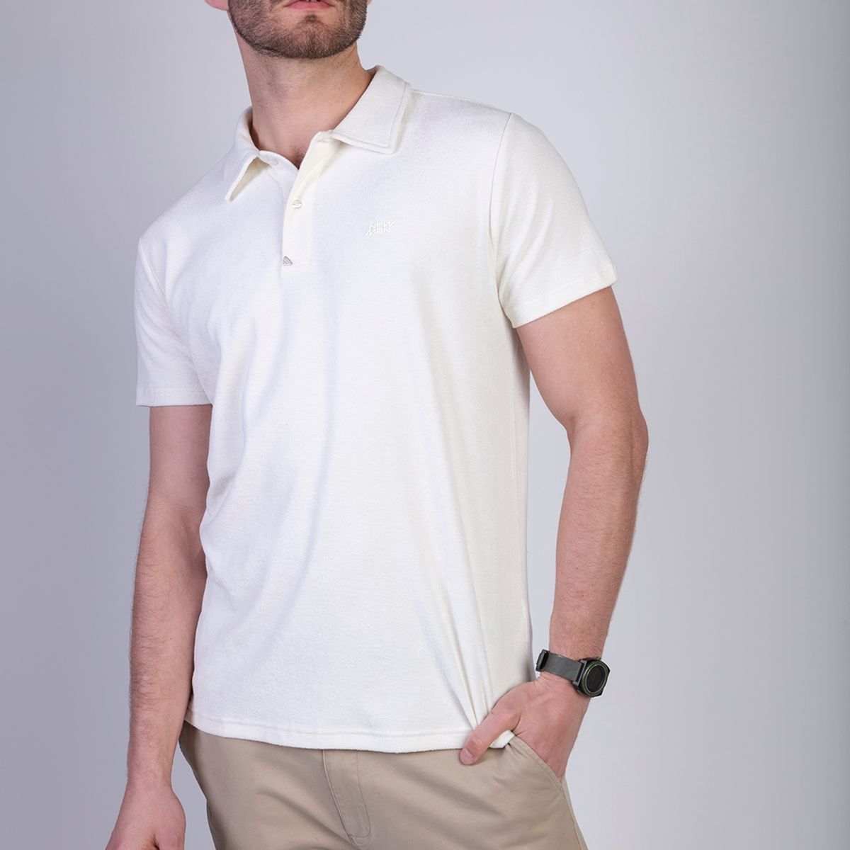 NEW MAN - Polera Flash Beige New Man