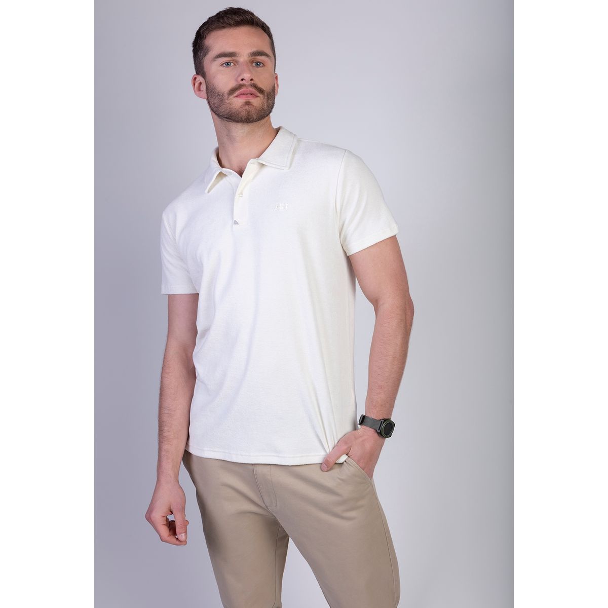 NEW MAN - Polera Flash Beige New Man