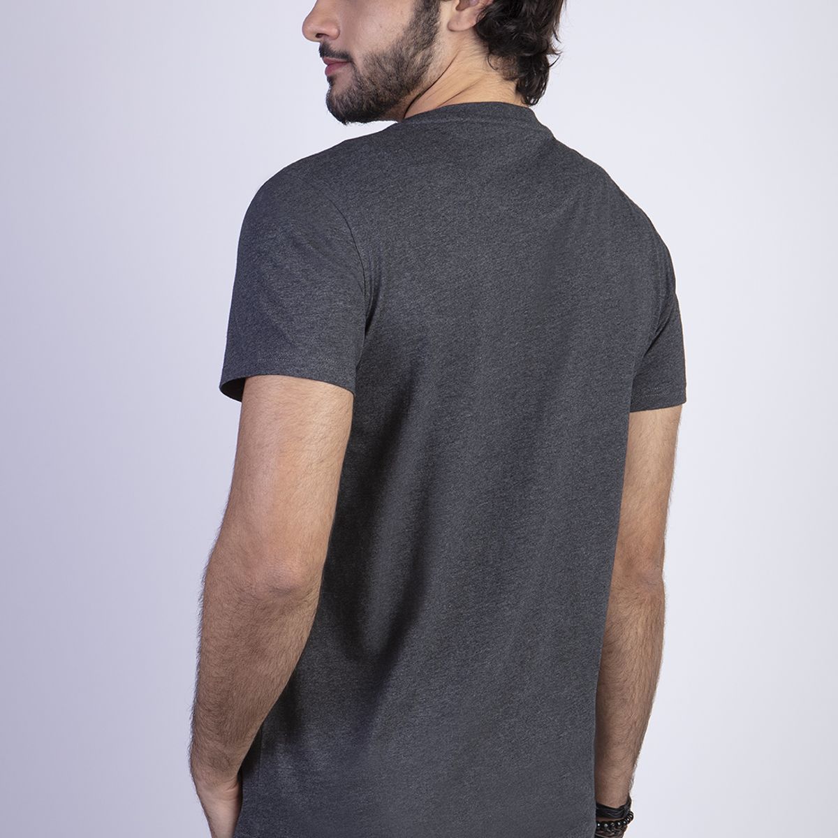 FEROUCH - Polera Basica Bolsillo Houston Gris Ferouch