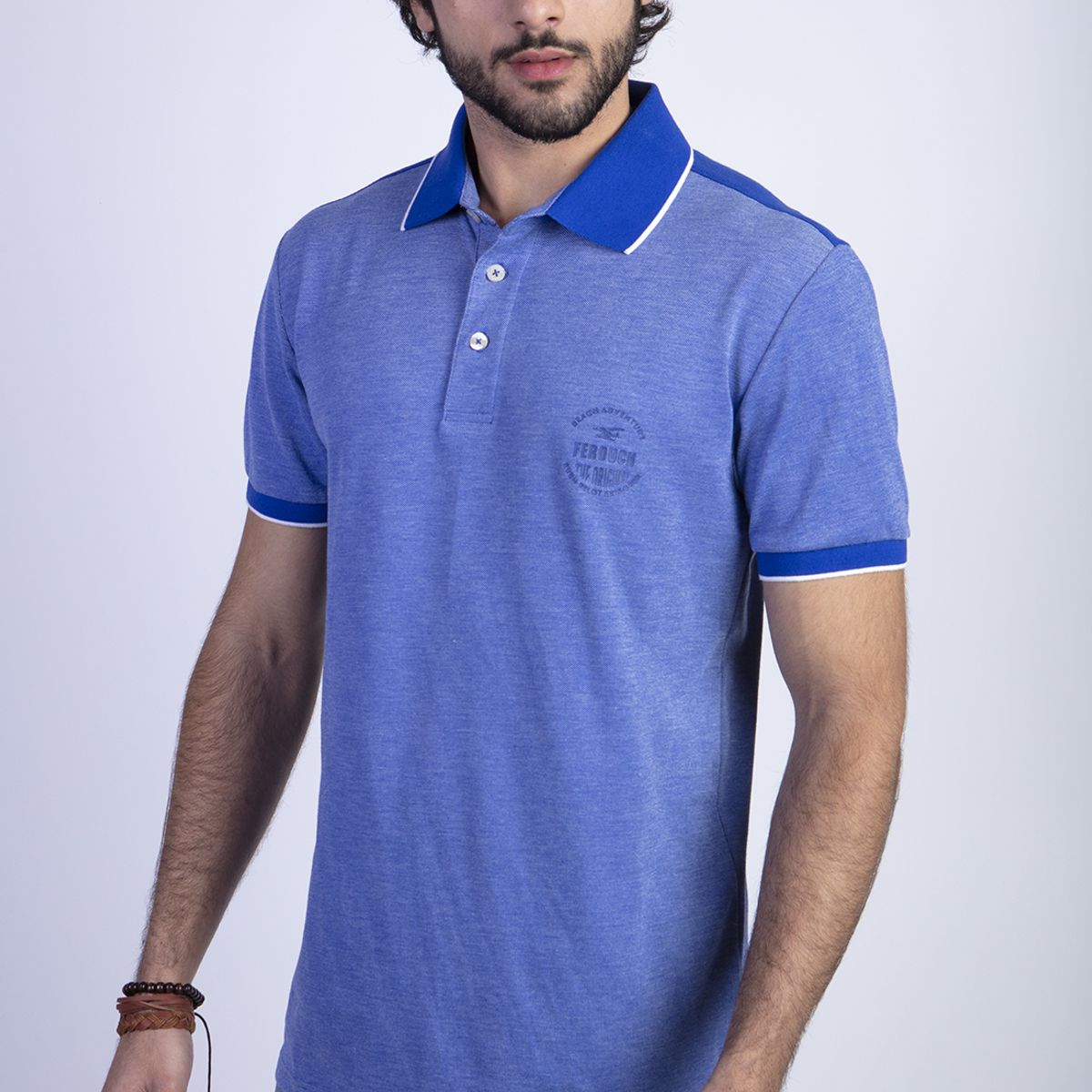 FEROUCH - Polera Nashville Azul Ferouch