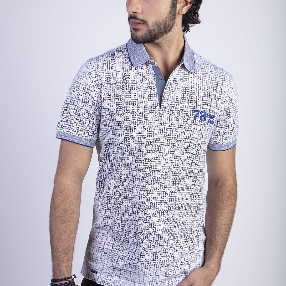 FEROUCH - Polera Burlington Azul Ferouch