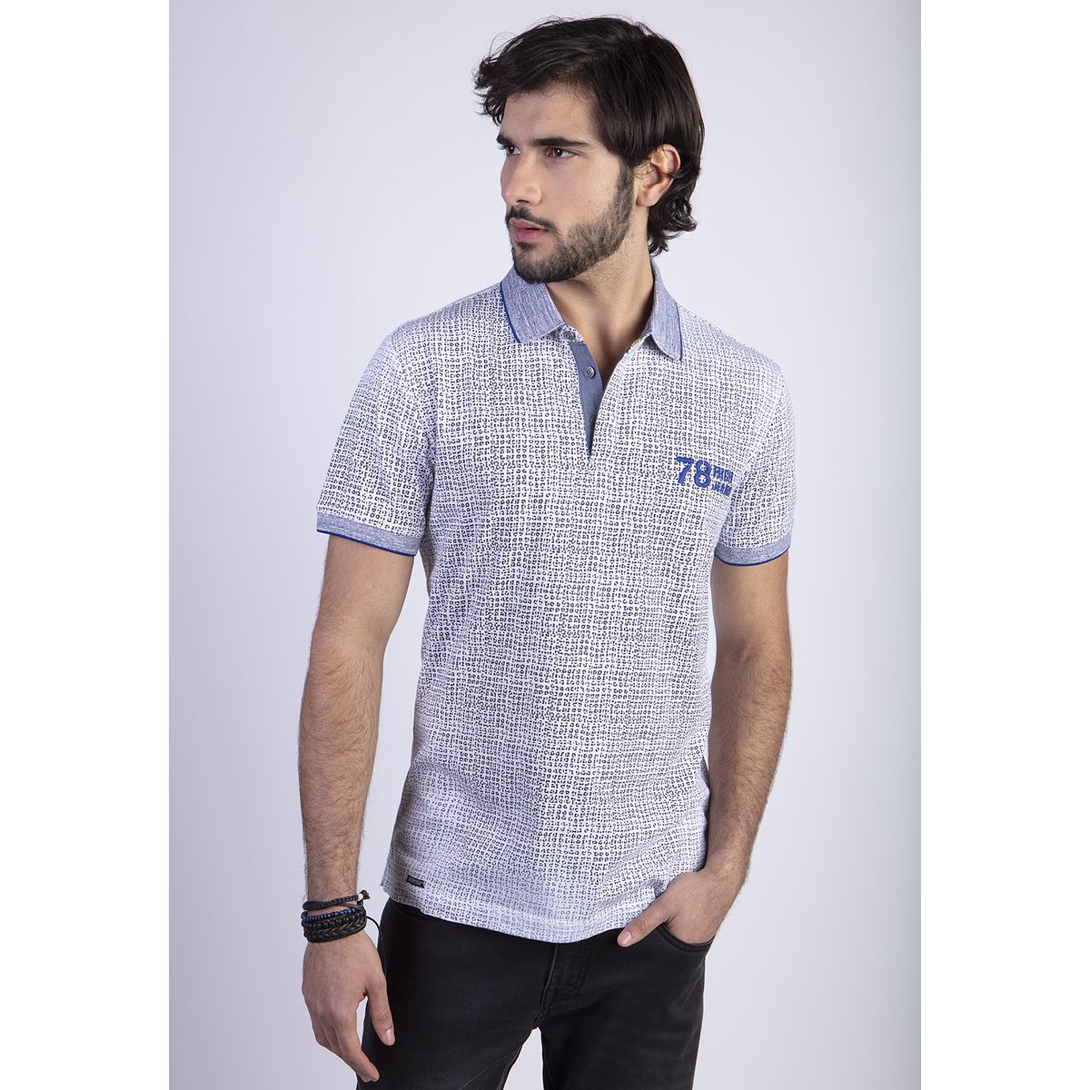 FEROUCH - Polera Burlington Azul Ferouch