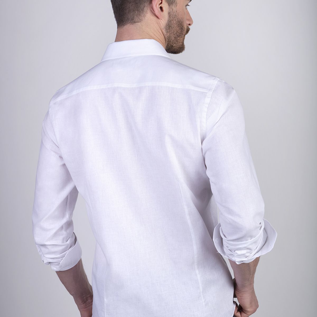 NEW MAN - Camisa Leicester Blanco New Man