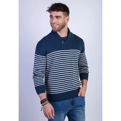 FEROUCH - Sweater Boston F Azul