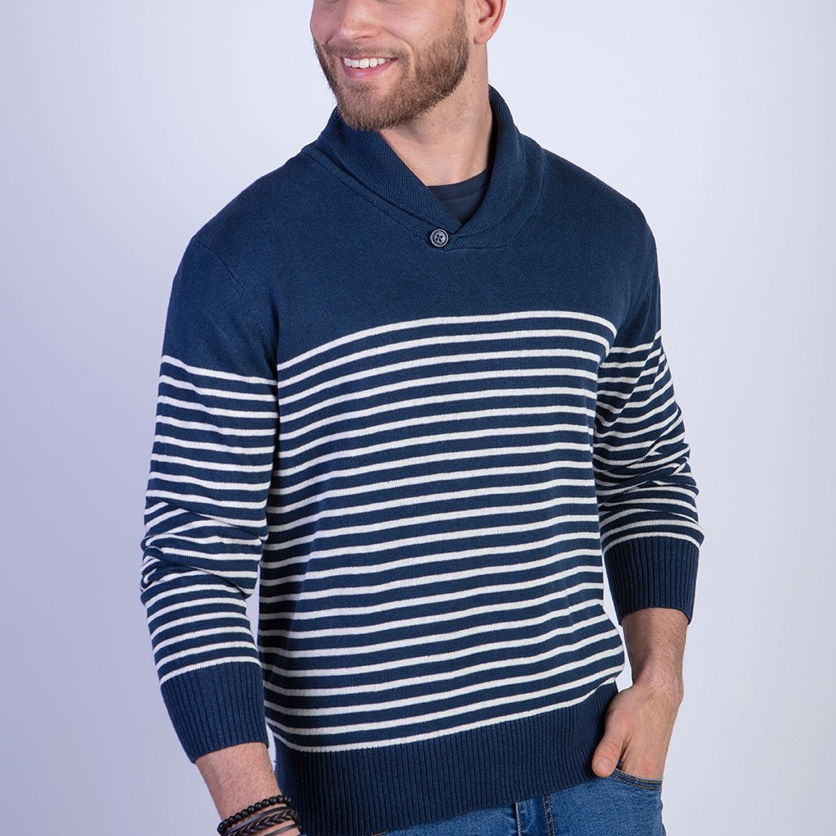 FEROUCH - Sweater Boston F Azul Ferouch