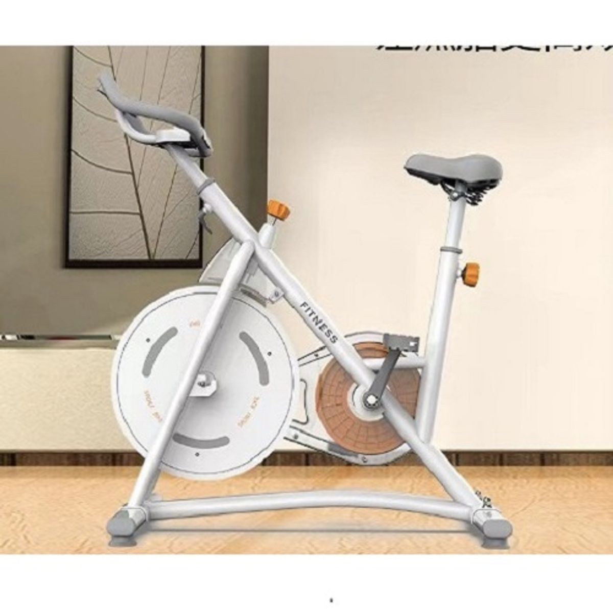 CRUSEC - Bicicleta Spinning 5 Kg Fitness Disco Control Magnético