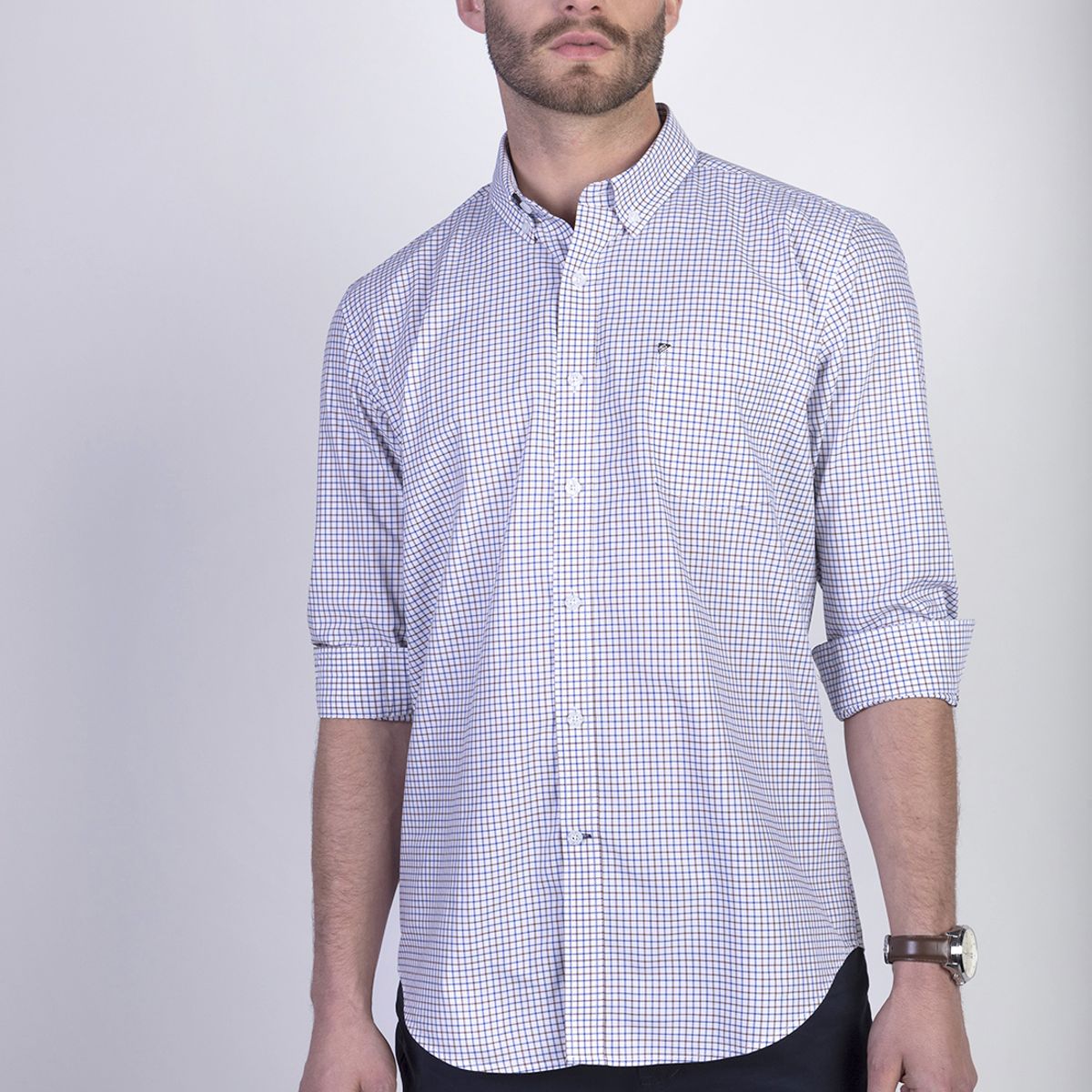 NEW MAN - Camisa Solihull Café New Man