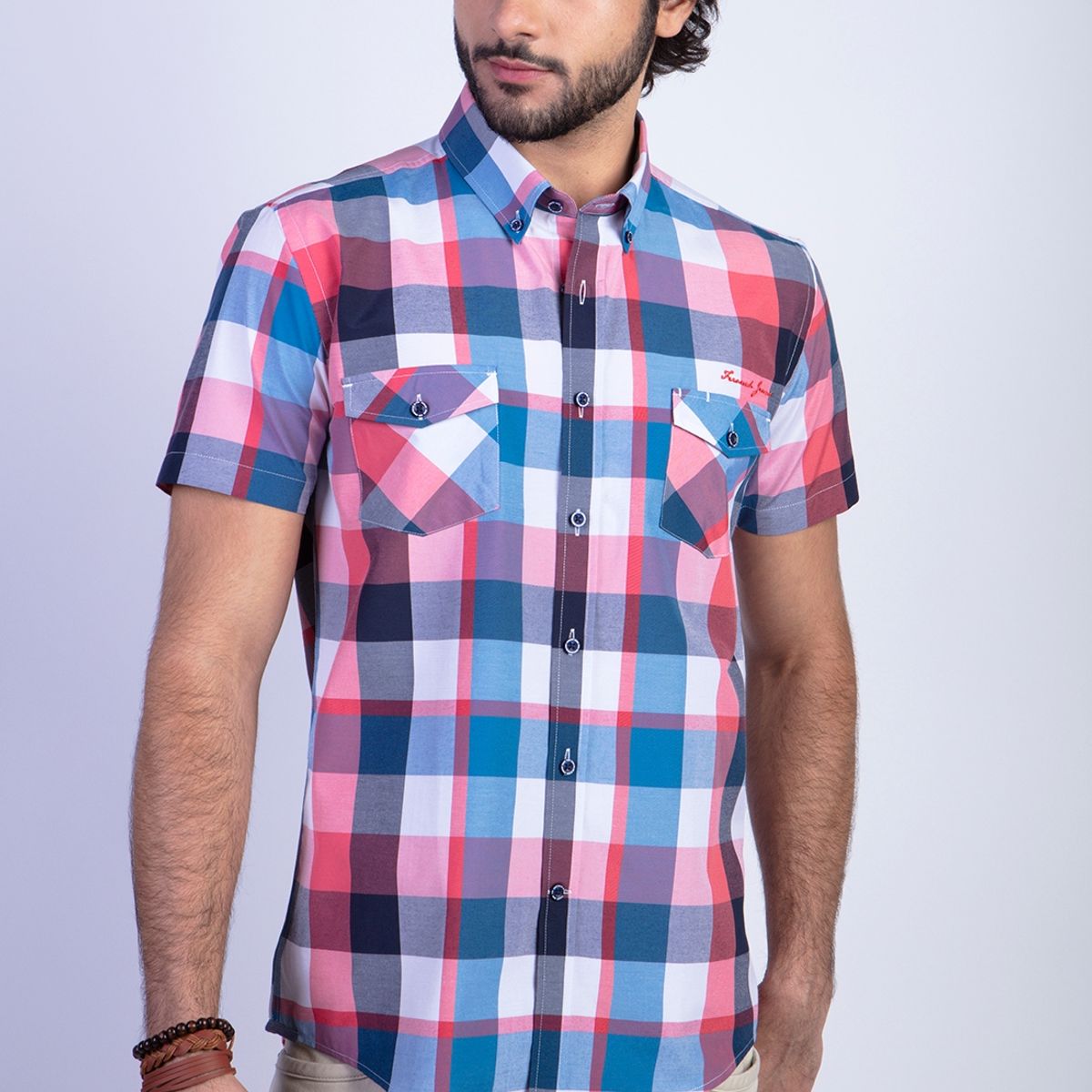 FEROUCH - Camisa Checkered Nevada Fj Rojo Ferouch