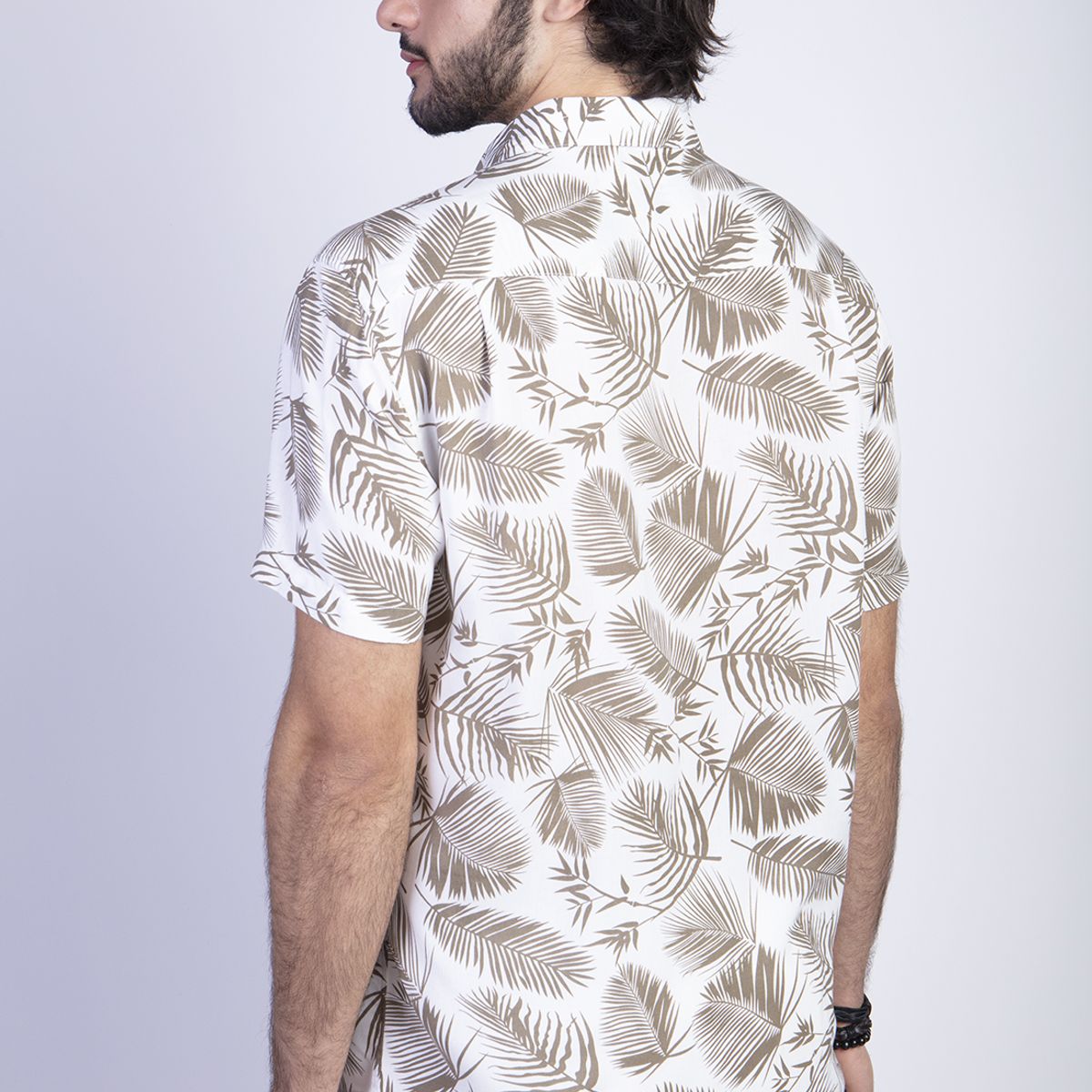 FEROUCH - Camisa Estampada Palmera Fj Verde Ferouch
