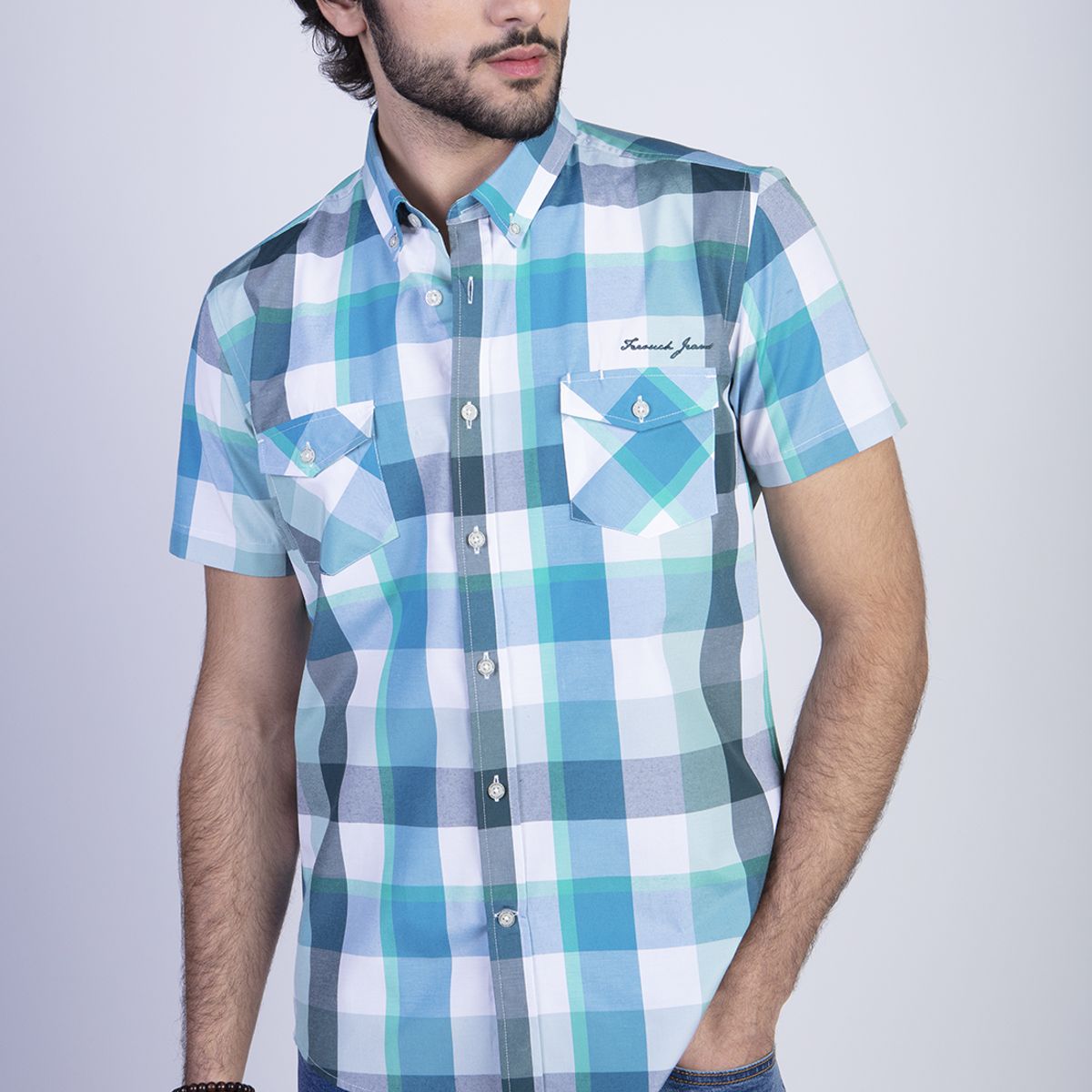 FEROUCH - Camisa Checkered Nevada Fj Verde Ferouch
