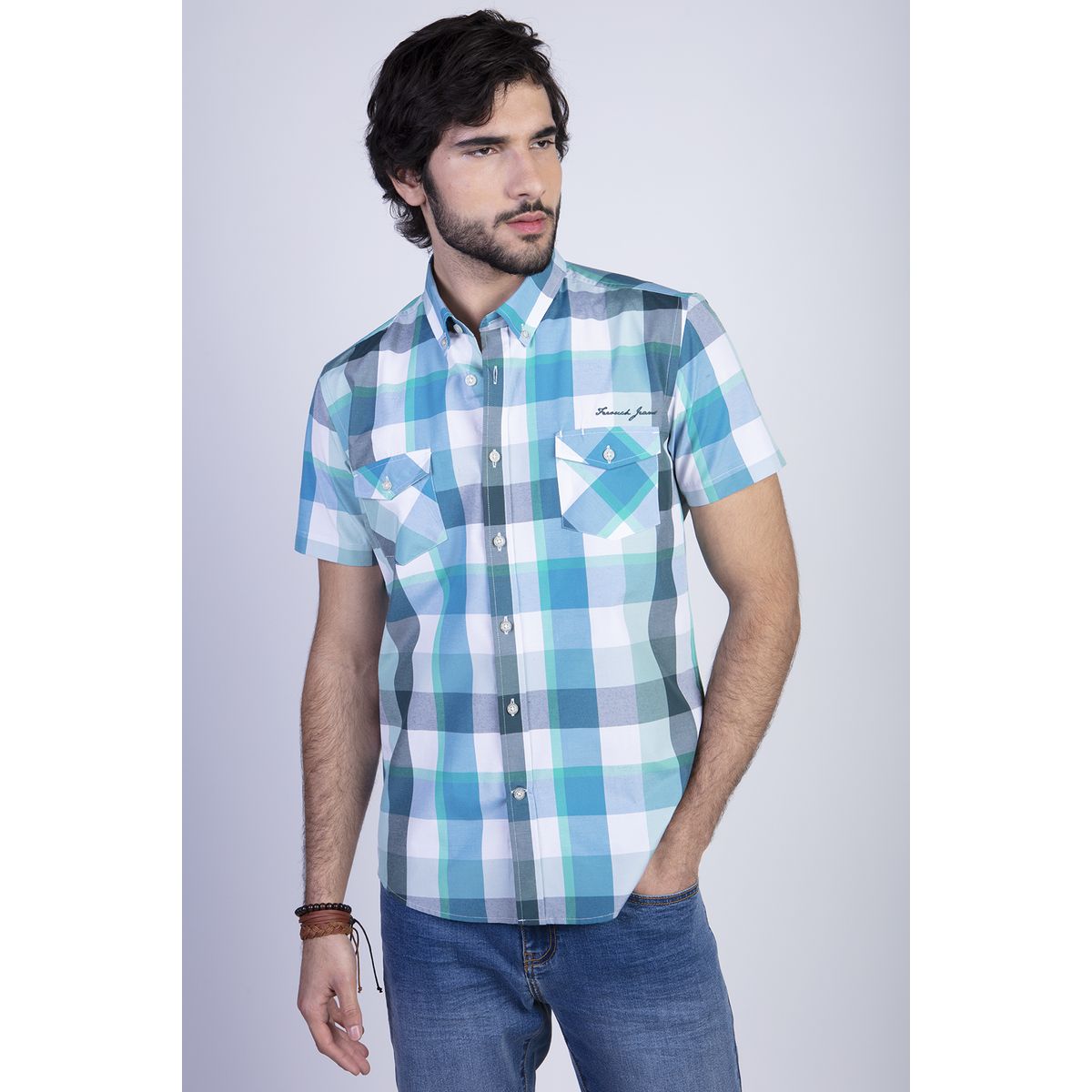 FEROUCH - Camisa Checkered Nevada Fj Verde Ferouch