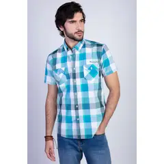 FEROUCH - Camisa Checkered Nevada Fj Verde