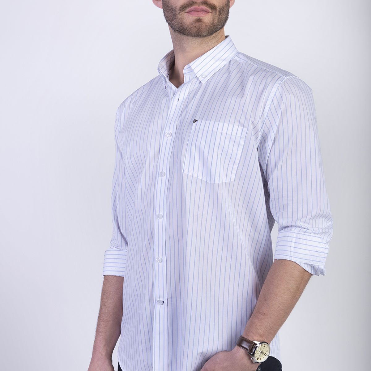 NEW MAN - Camisa Keynes Celeste New Man