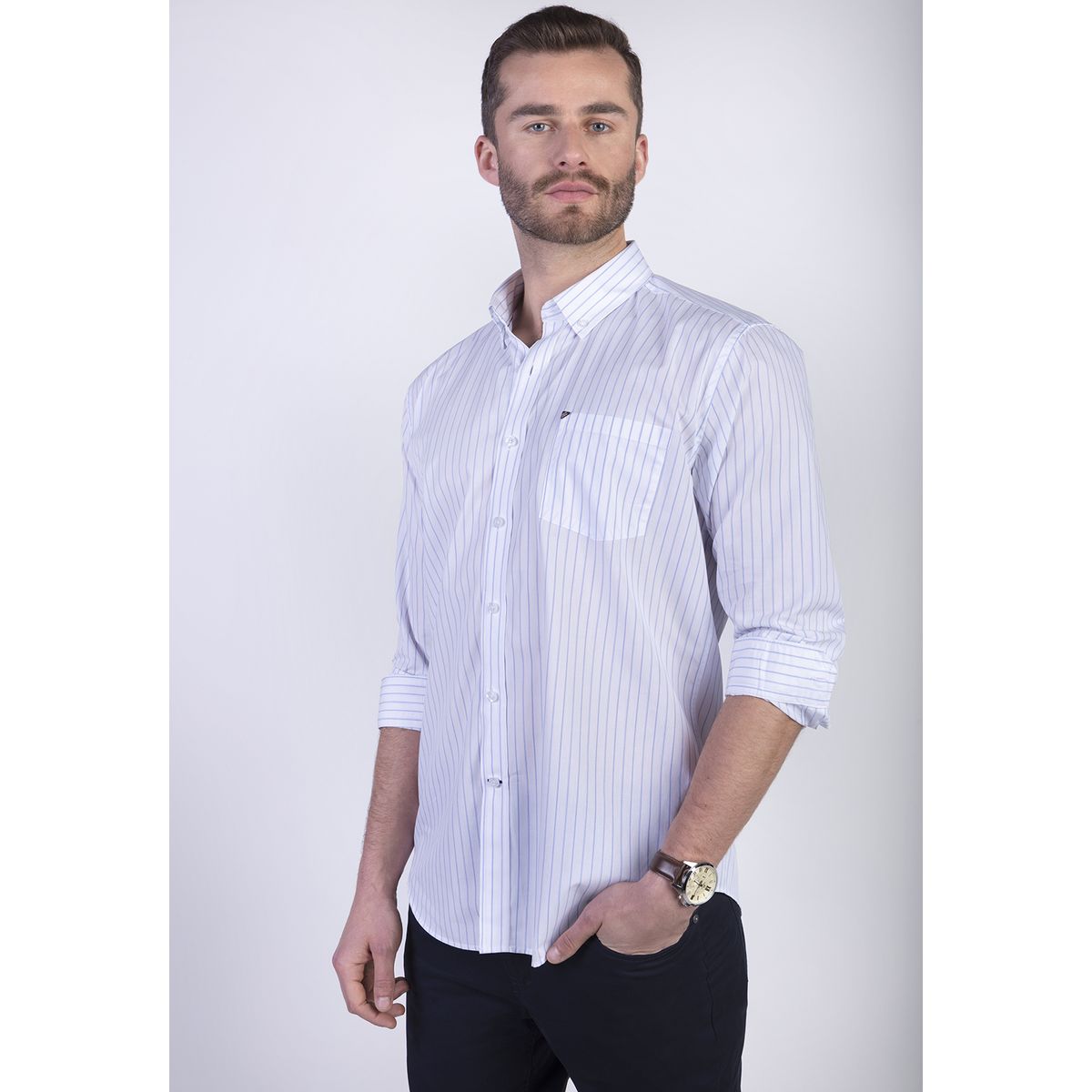NEW MAN - Camisa Keynes Celeste New Man