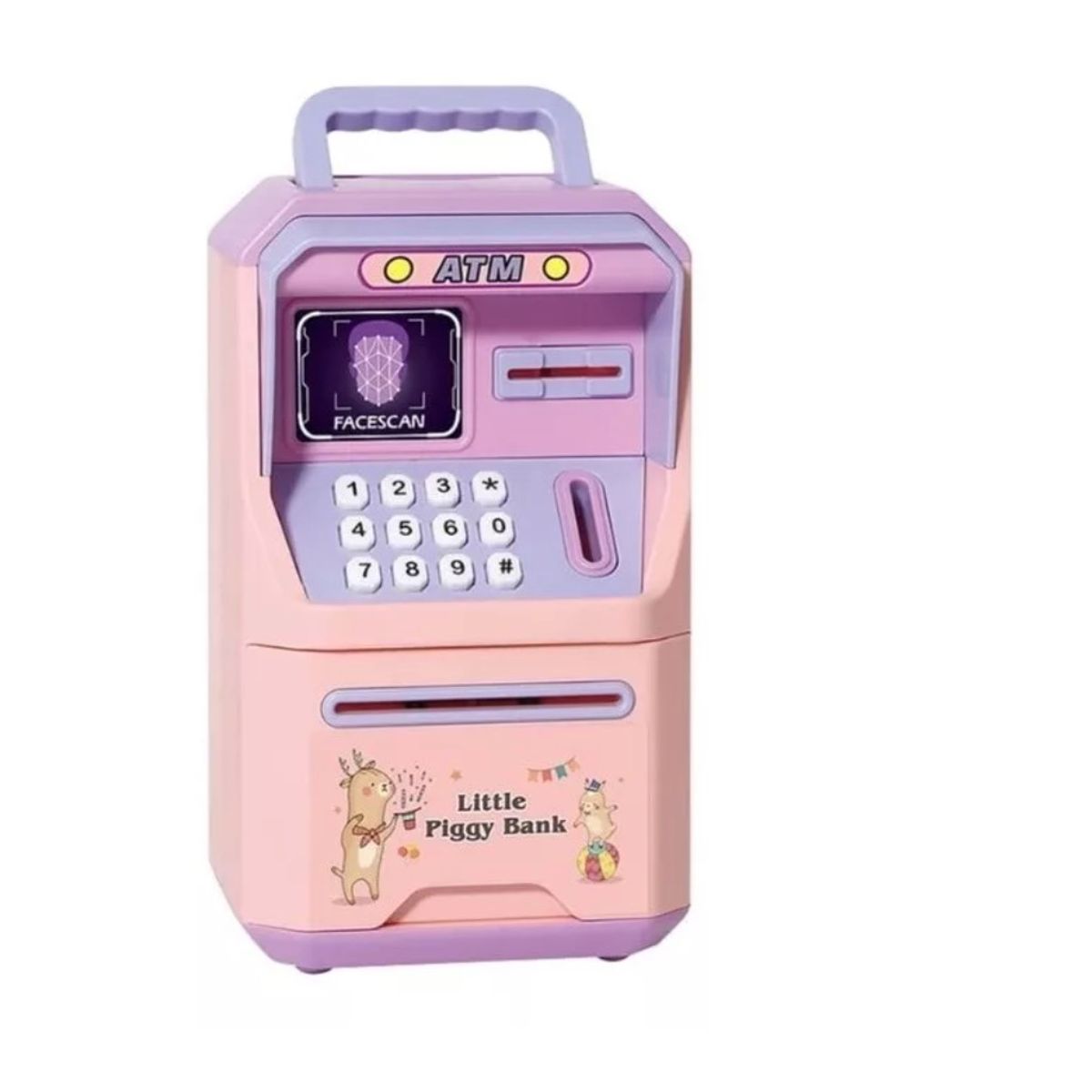 GENERICO - Alcancía Eléctrica Mini Cajero Automático Para Niños