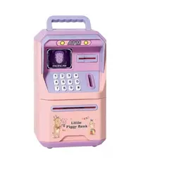 GENERICO - Alcancía Eléctrica Mini Cajero Automático Para Niños