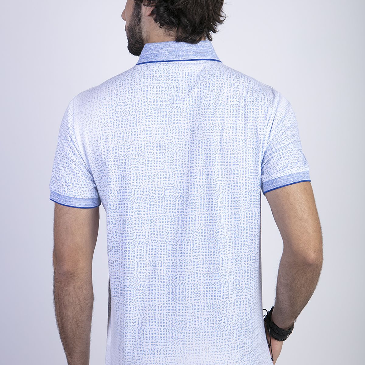 FEROUCH - Polera Burlington Celeste Ferouch