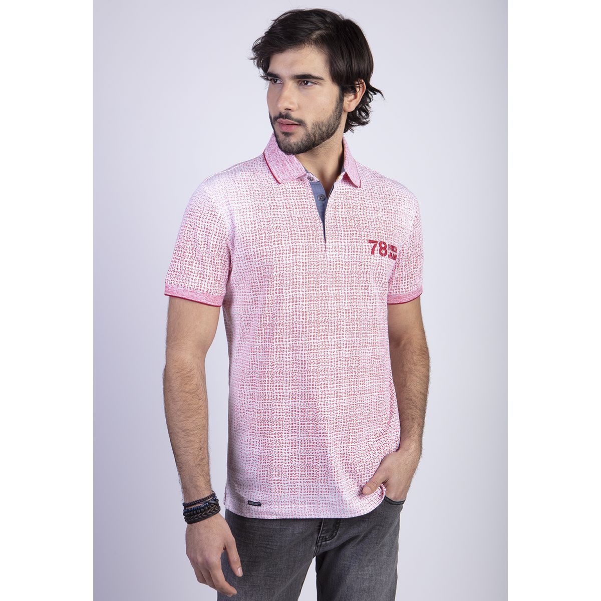 FEROUCH - Polera Burlington Rojo Ferouch