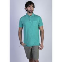 Polera Polo Lavada Orlando Verde
