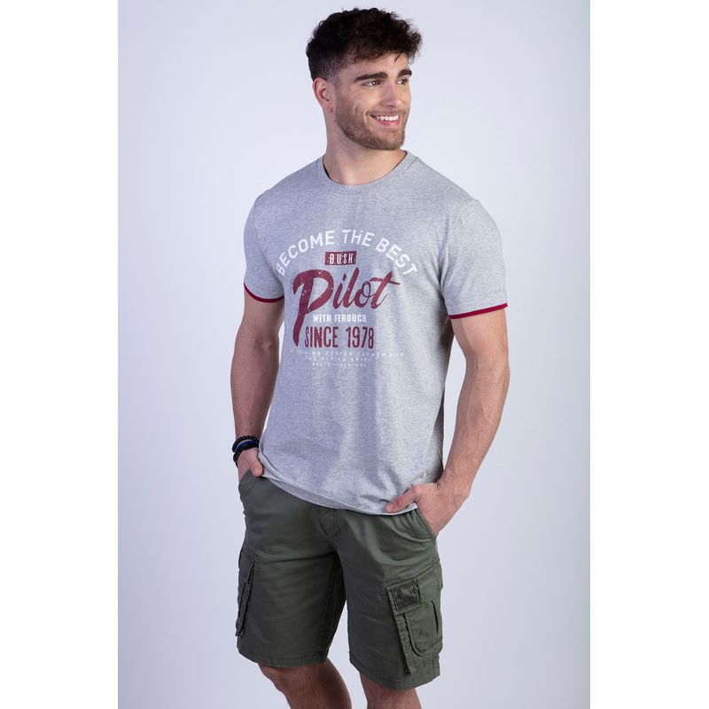 FEROUCH - Polera Vermont Gris Ferouch