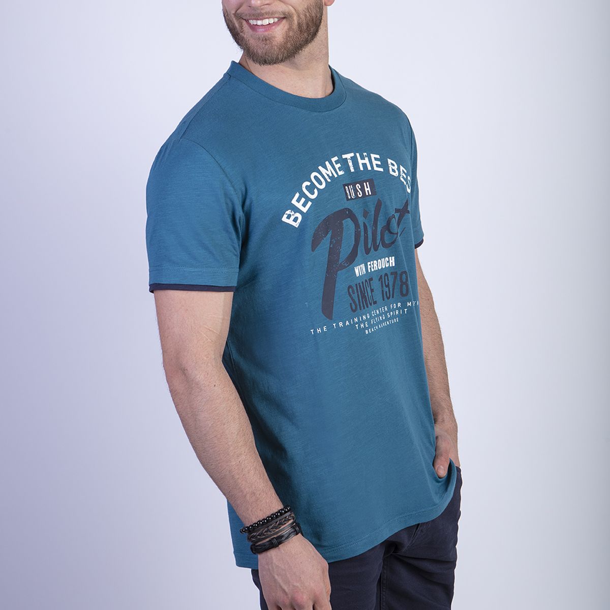 FEROUCH - Polera Vermont Negro Ferouch