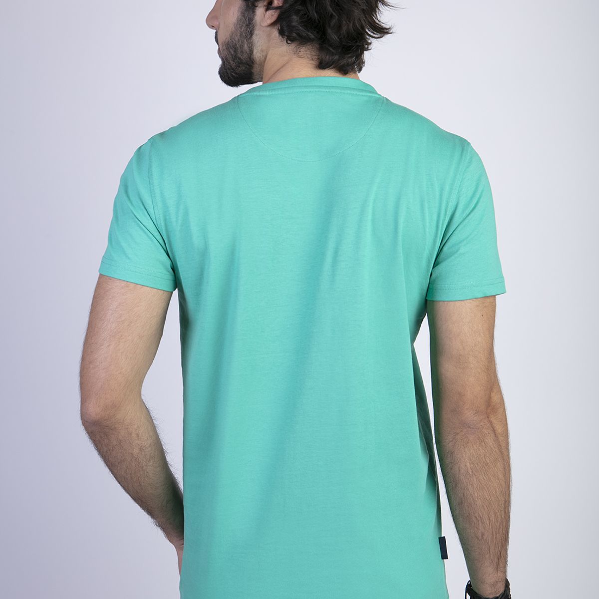 FEROUCH - Polera Basica Bolsillo Houston Verde Ferouch