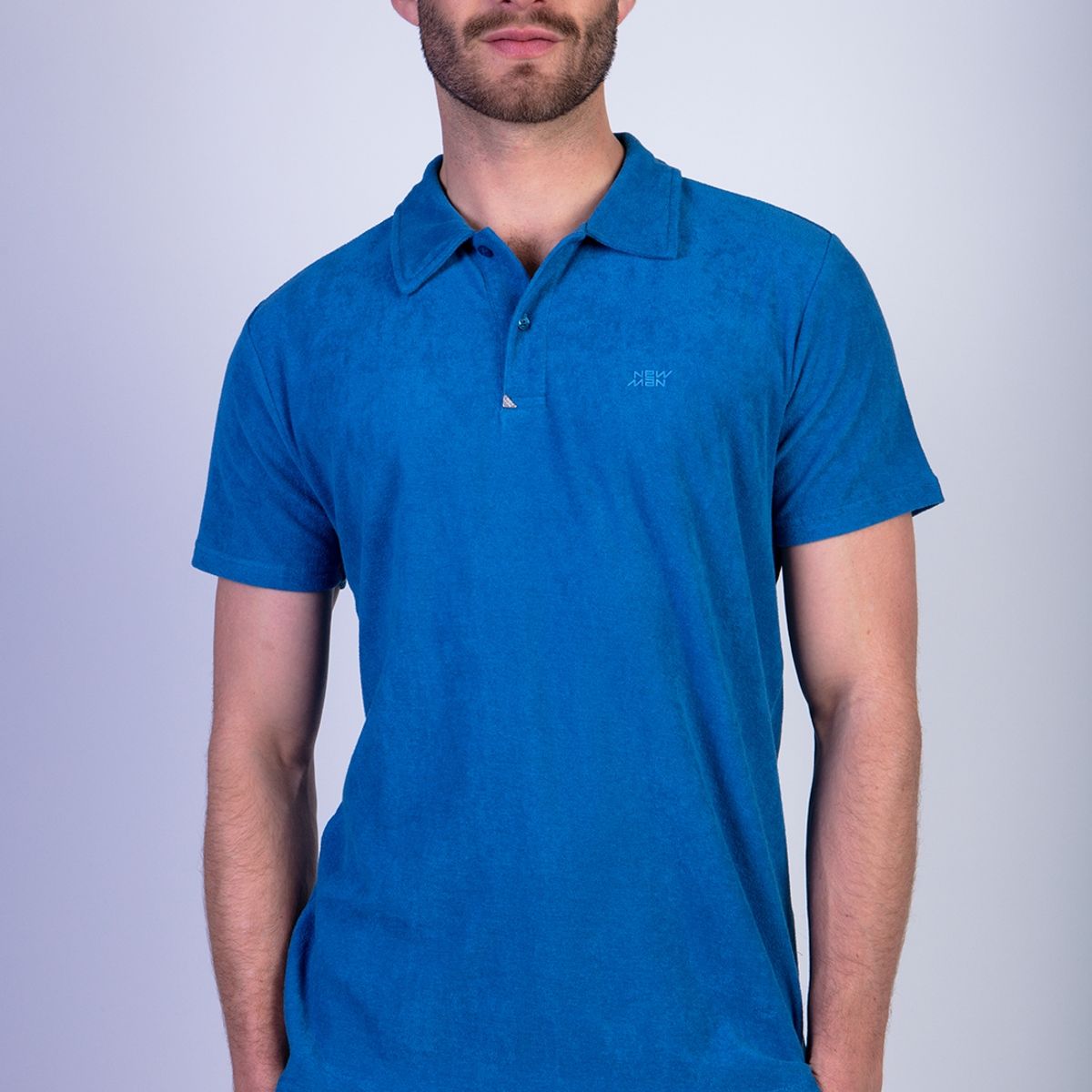 NEW MAN - Polera Flash Azul New Man
