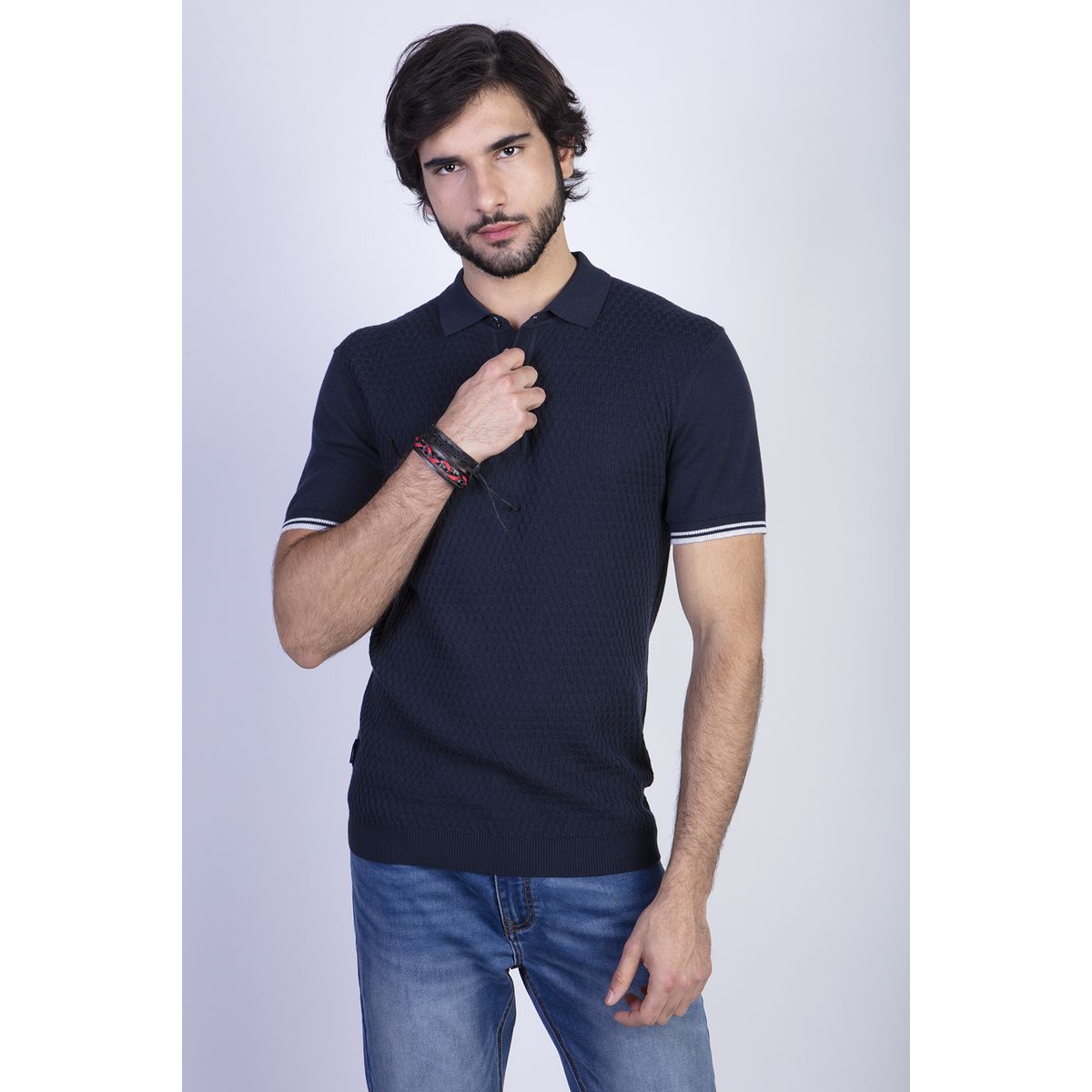 FEROUCH - Polera Lincoln Azul Ferouch
