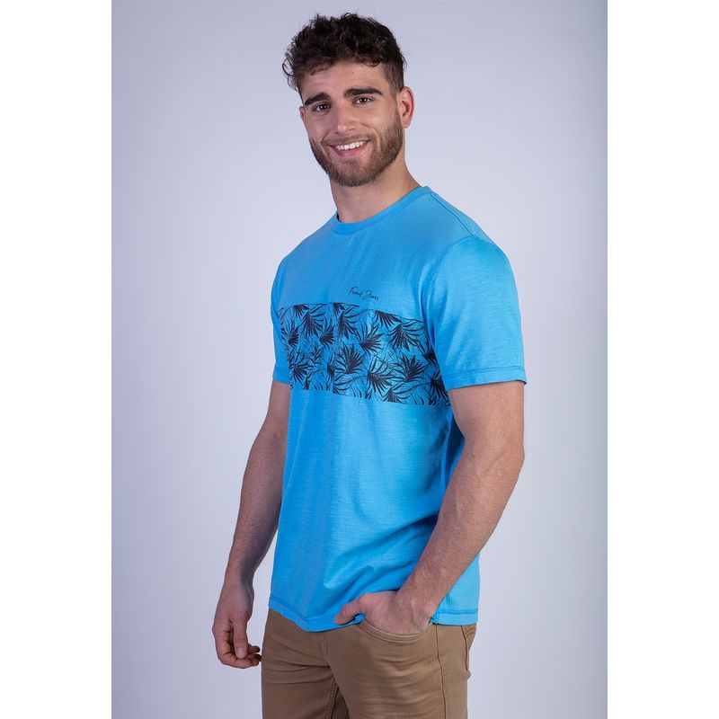 FEROUCH - Polera Denver Celeste Ferouch
