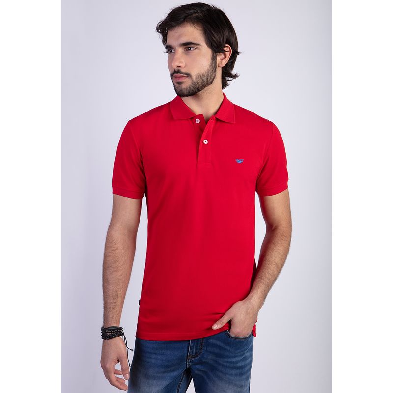 FEROUCH - Polera Polo Basica Rojo Ferouch