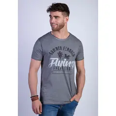 FEROUCH - Polera Dirty Wash Seatle Gris