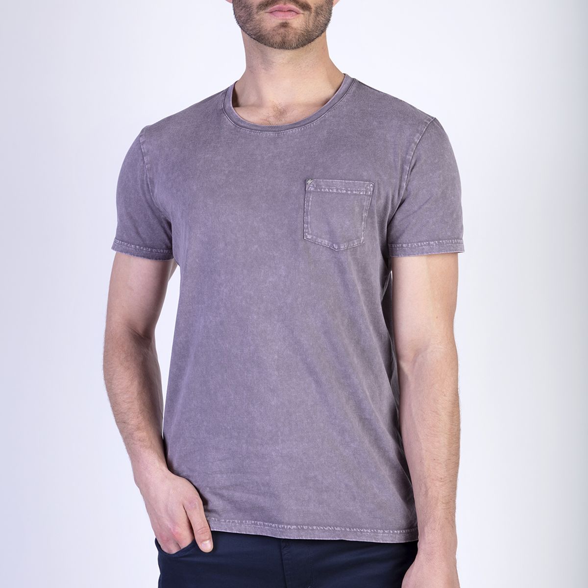 NEW MAN - Polera Manton Gris New Man