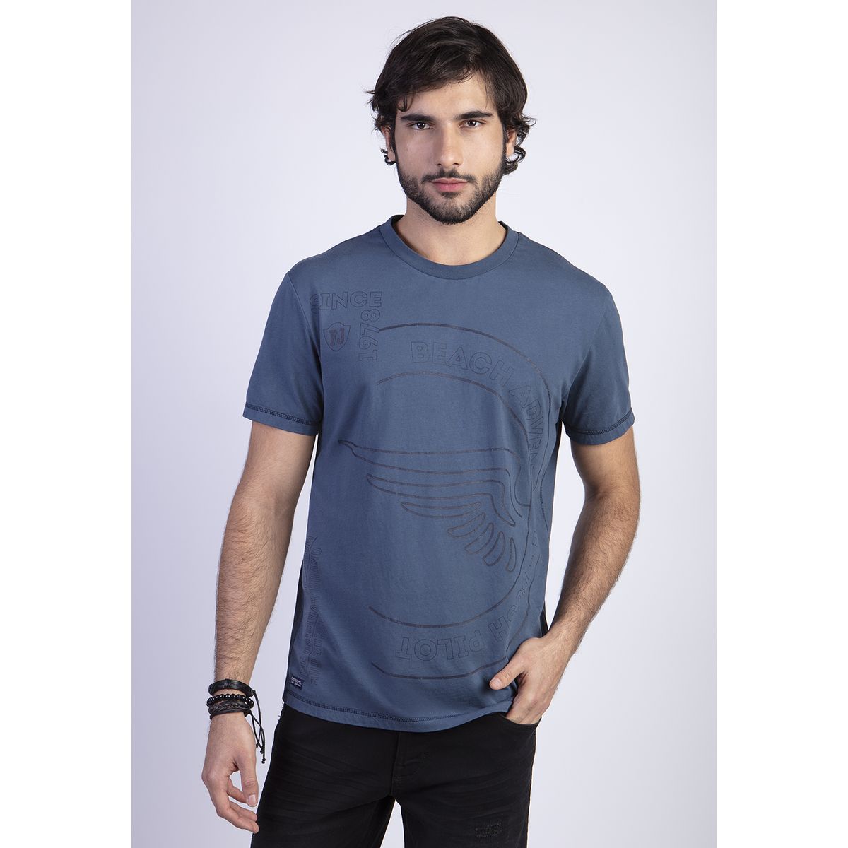 FEROUCH - Polera Indiana Gris Ferouch