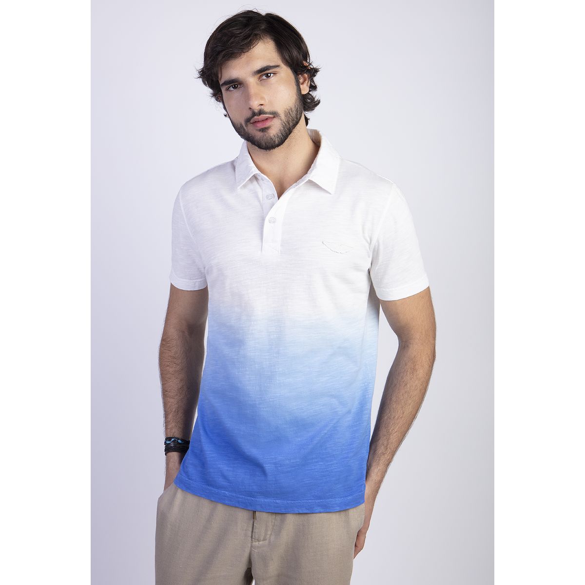 FEROUCH - Polera Polo Pasadena Azul Ferouch