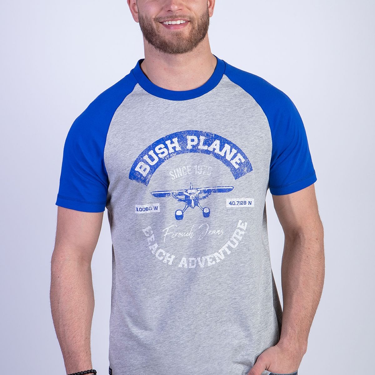 FEROUCH - Polera Oregon Azul Ferouch