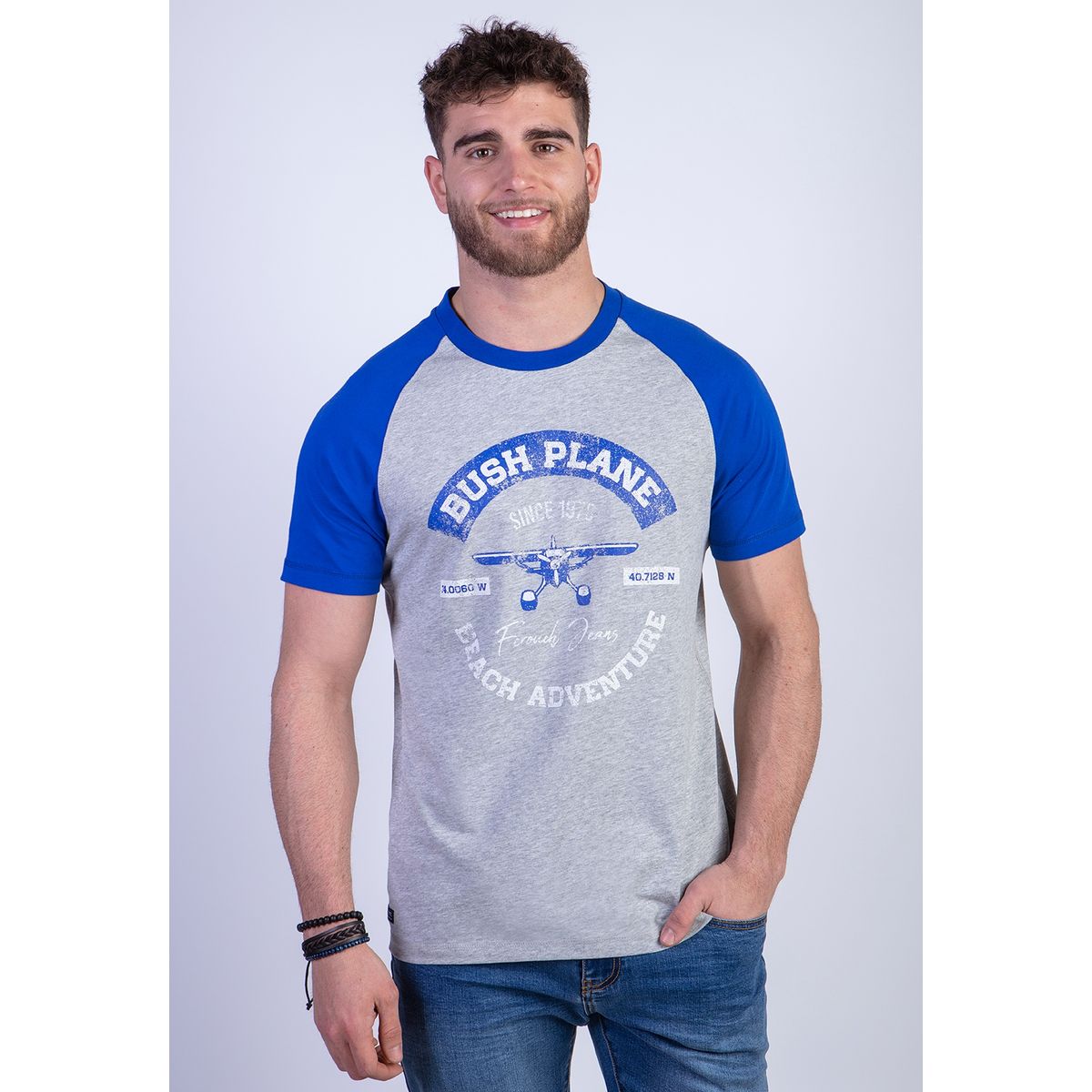 FEROUCH - Polera Oregon Azul Ferouch