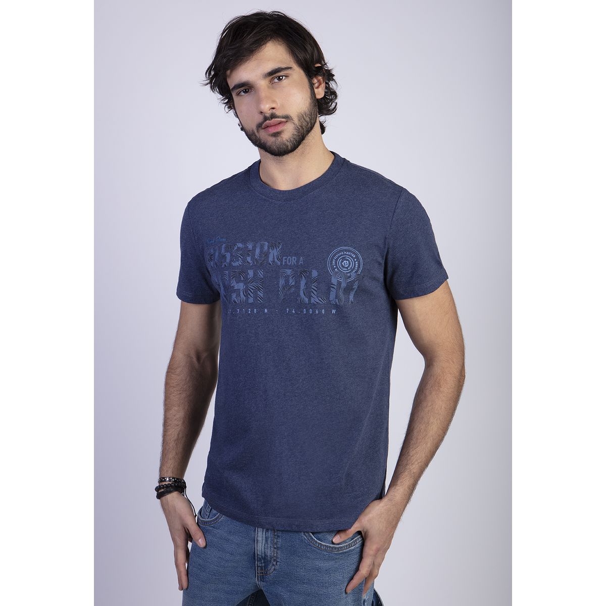 FEROUCH - Polera Sacramento Azul Ferouch