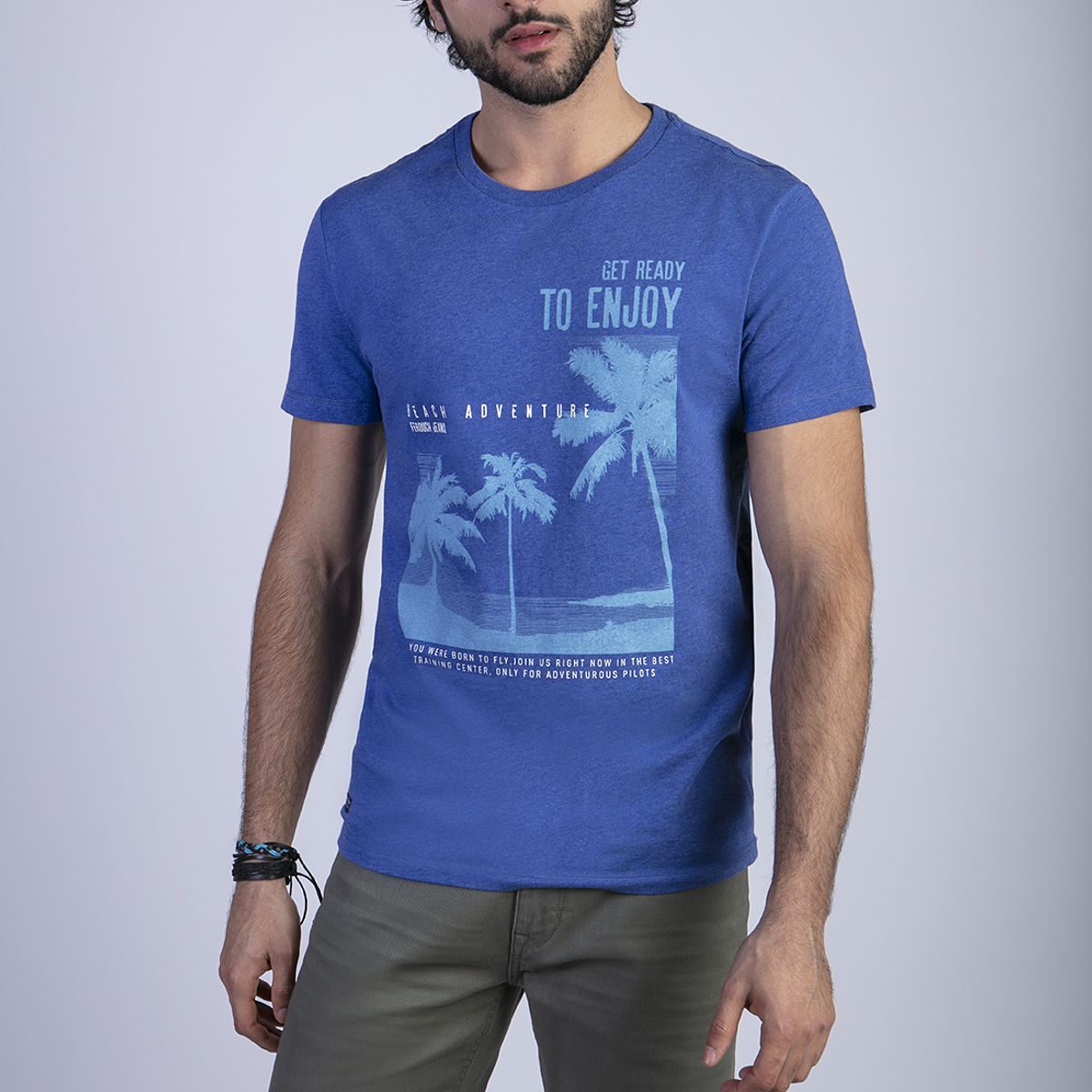 FEROUCH - Polera Oregon Azul Ferouch