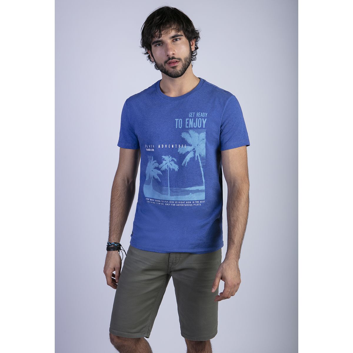 FEROUCH - Polera Oregon Azul Ferouch