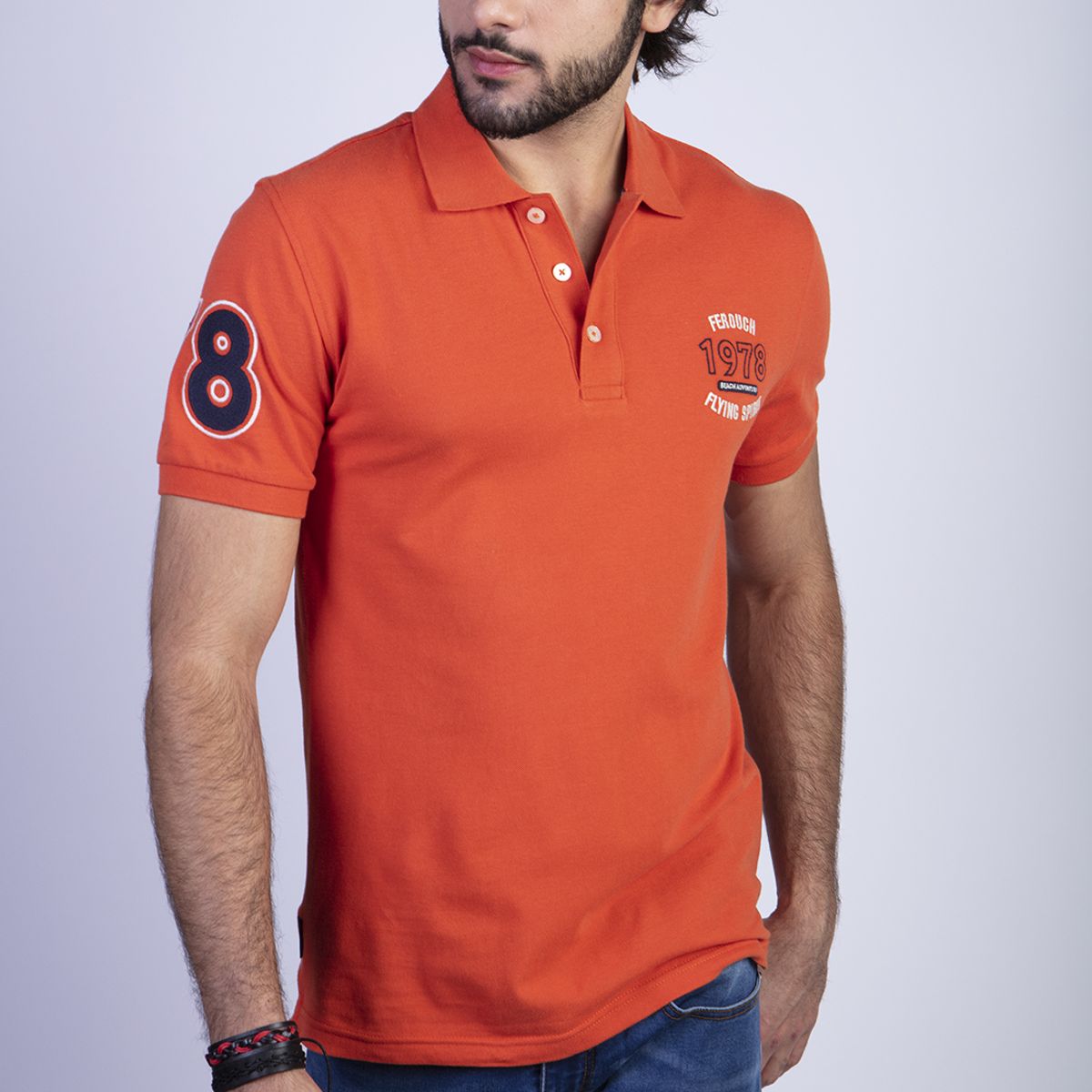 FEROUCH - Polera Bedford Café Ferouch