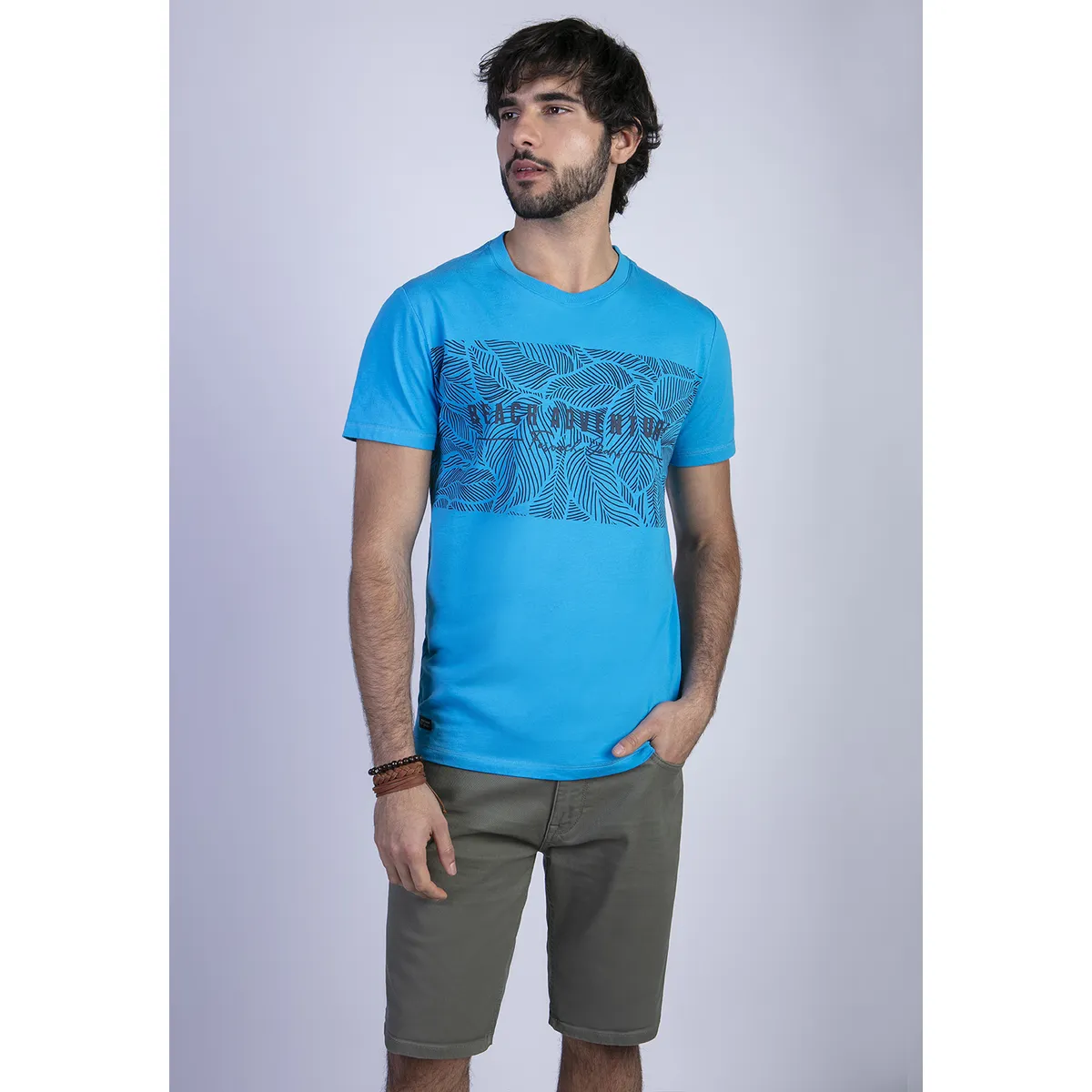 FEROUCH - Polera Montana Azul Ferouch